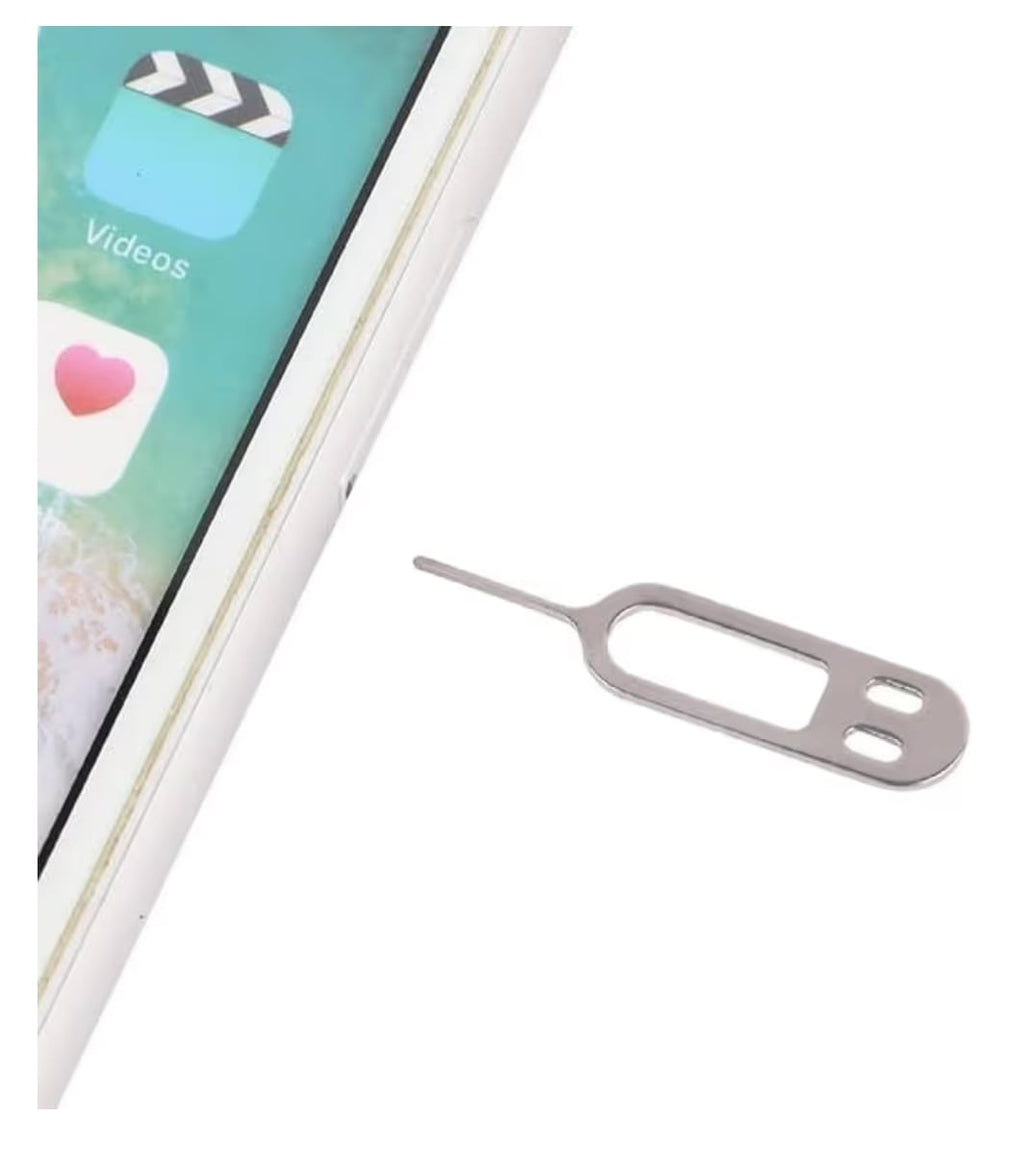 10 Pcs SIM Card Ejector Pin, Stainless Steel, Universal Compatibility with Smartphones and Tablets (Type 1)