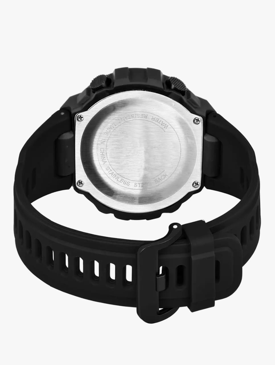 Shocknshop Digital Sports स्टाइलिश मल्टीफंक्शनल इलेक्ट्रॉनिक LED काला डायल कलाई घड़ी पुरुषों के लड़कों के लिए -WCH78