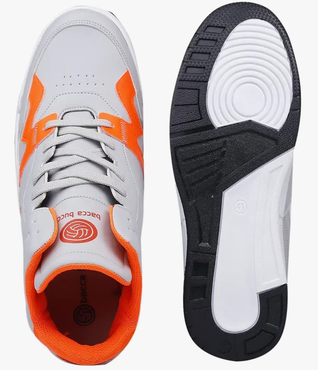 Bacca Bucci® Urban Retro Series पुरुषों के लिए फैशन स्नीकर्स-कोरियाई स्टाइल मिड टॉप व्हाइट शूज़ पुरुषों के लिए