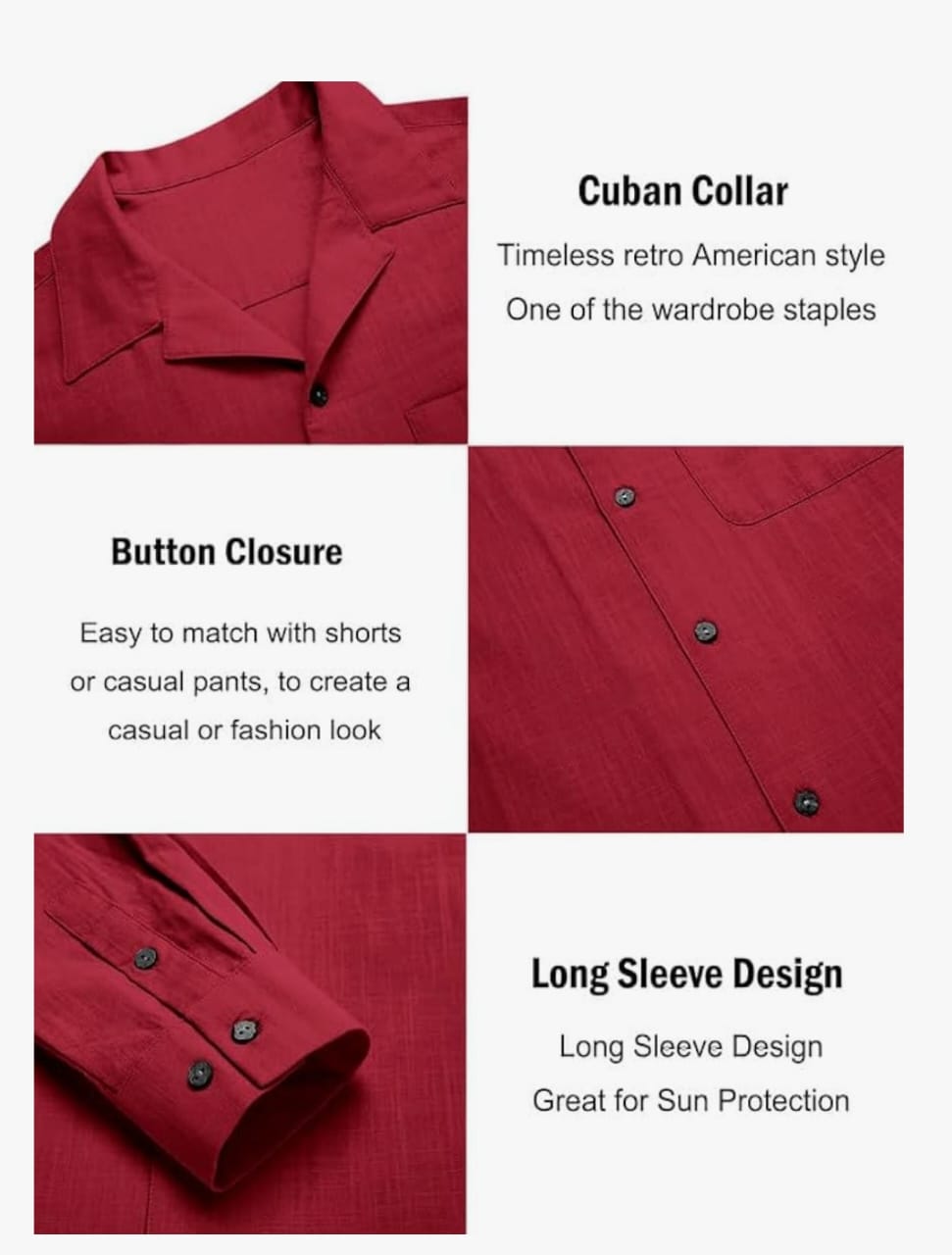 पुरुषों के लिए कैज़ुअल कॉटन ब्लेंड शर्ट का कॉम्बो || स्प्रेड कॉलर के साथ लंबी स्लीव बटन डाउन | हल्के हवा पार होने योग्य फ़ैब्रिक | समुद्र तट, ऑफिस और हर दिन पहनने के लिए स्टाइलिश सॉलिड शर्ट